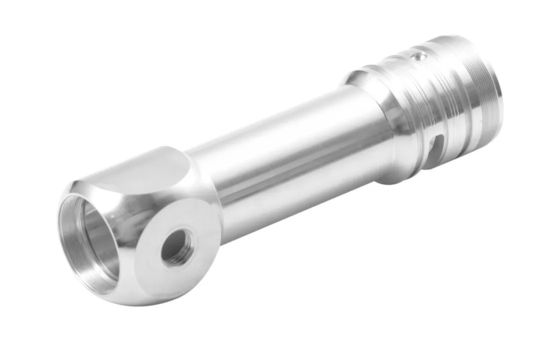 Gümüş Yüksek Hassasiyetli CNC İşleme Parçaları Eloksal CNC Torna Freze Parçaları
