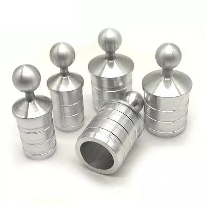 CNC Özel Freze Parçaları Sertlik Metal Donanım Parçaları Gümüş ISO9001