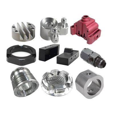 Gümüş CNC Freze Parçaları Galvanik Kumlama Alüminyum Freze Hizmeti