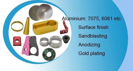 Metal Parçaları Delmek İçin Özel Prototip CNC Freze Parçaları İşleme