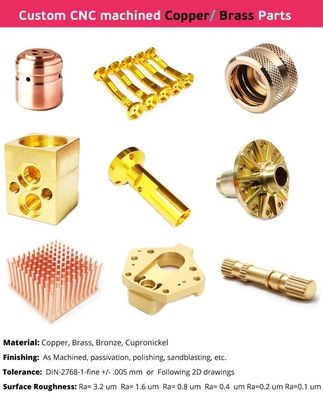 ODM Pirinç İşleme Parçaları Pirinç Parçalar İçin Eloksal CNC Makinesi